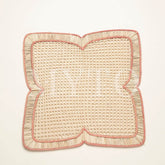 Square Flower Placemat Pink